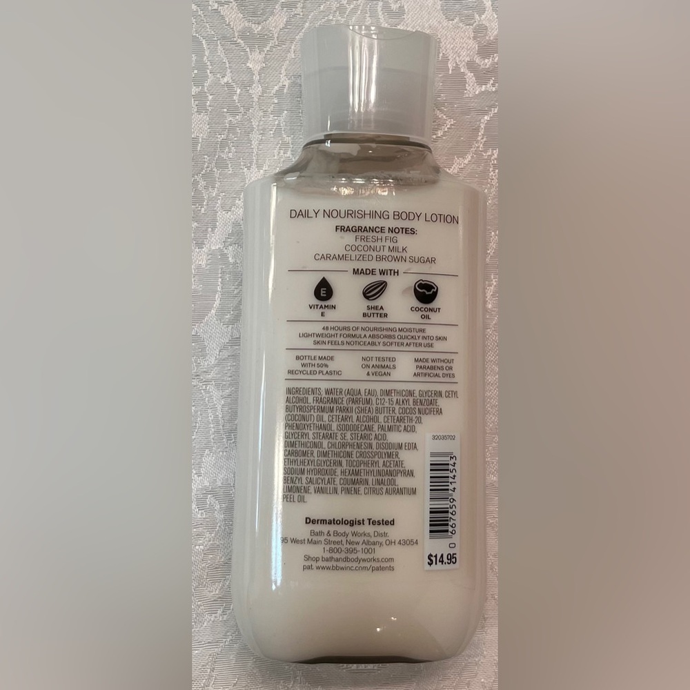 Bath & Body Works Brown Sugar & Fig Body Lotion with Shea Butter & Coconut Oil - Picture 3 of 3